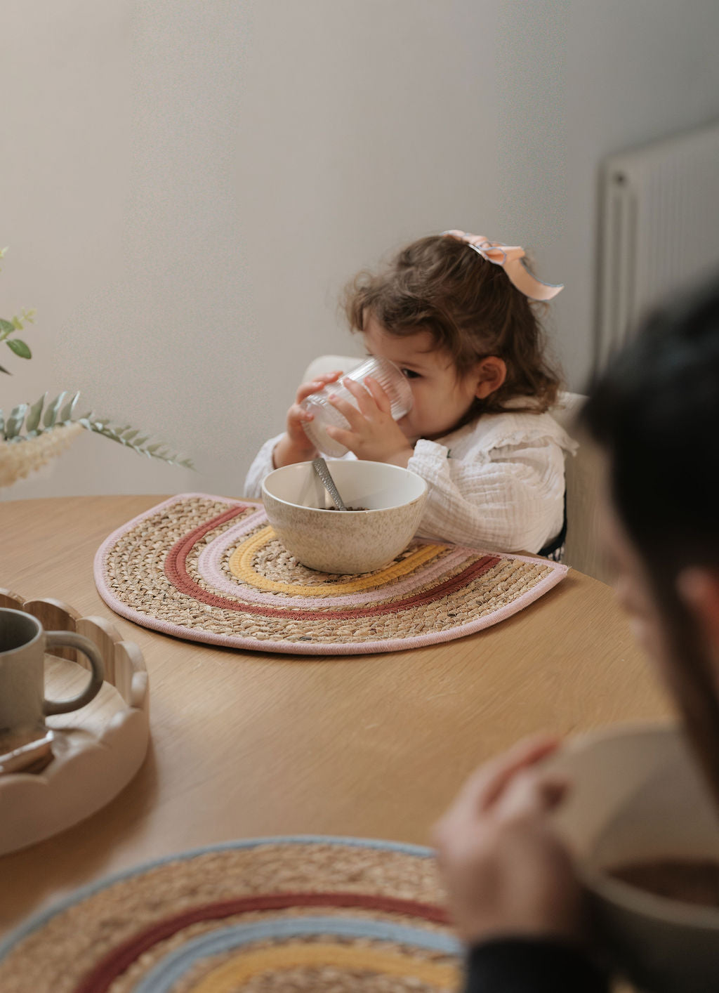 Rainbow Placemat - Pink