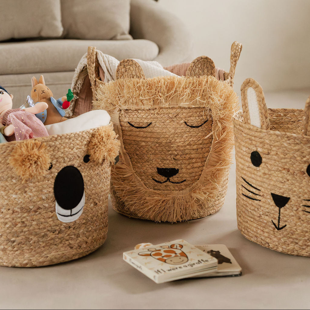 Large Lion Basket