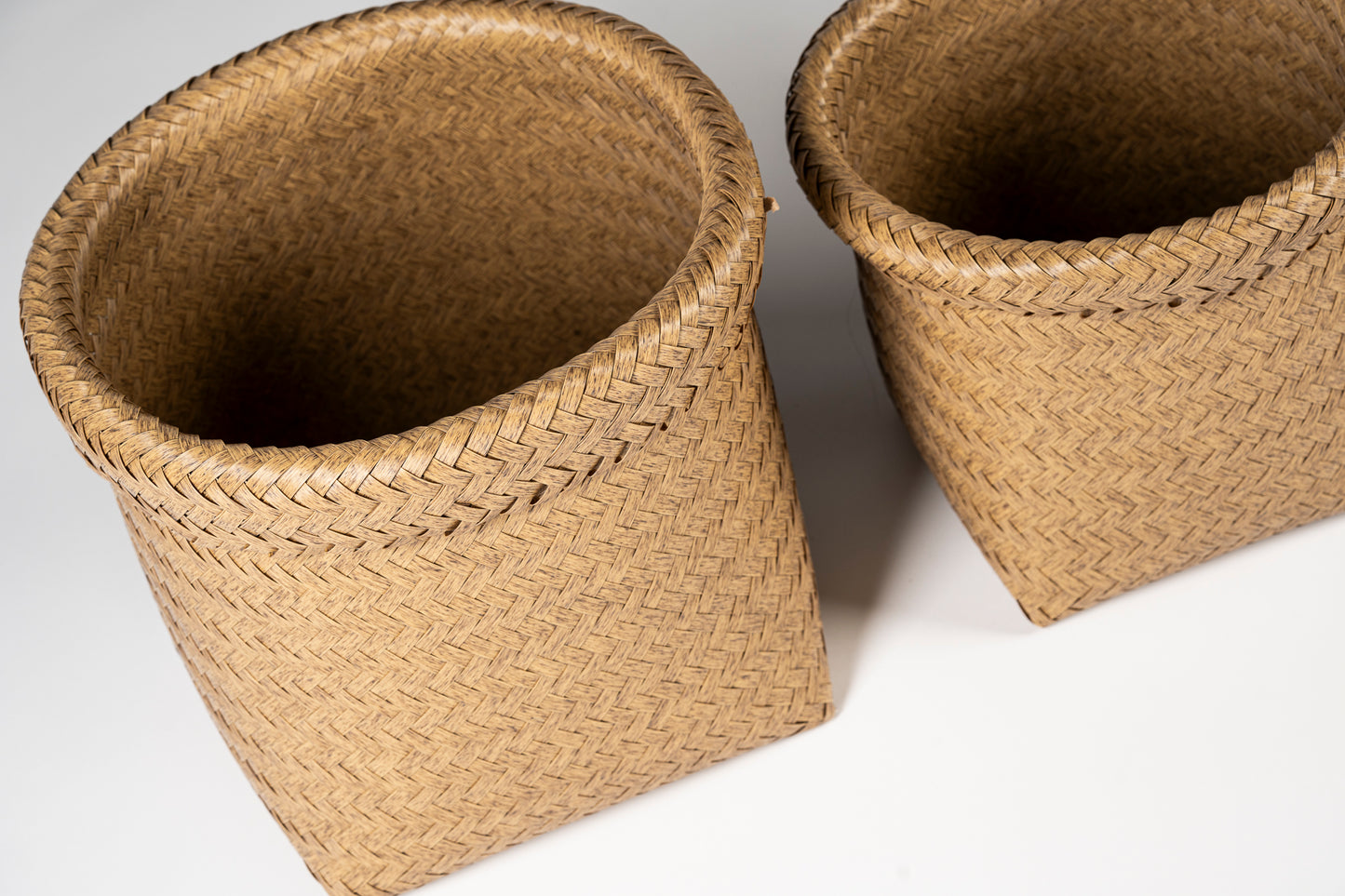 Fold Top Baskets - Set of Three