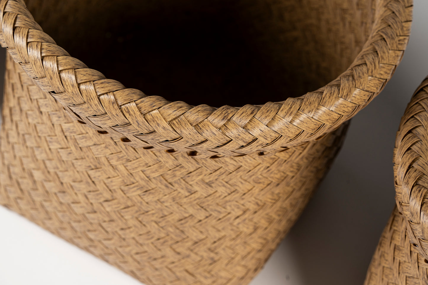 Fold Top Baskets - Set of Three