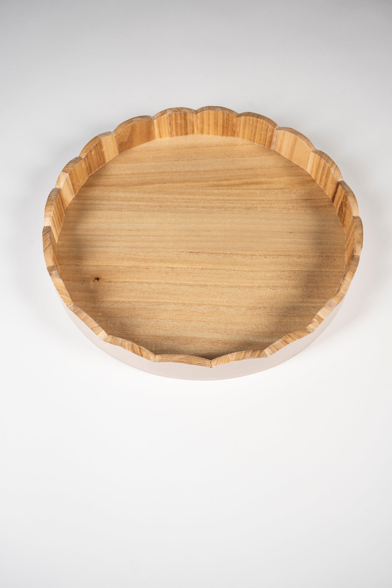 Round Scallop Tray