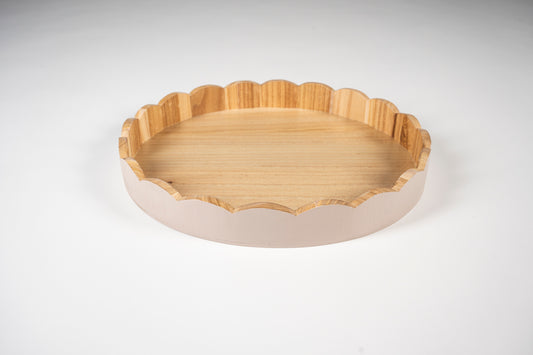 Round Scallop Tray