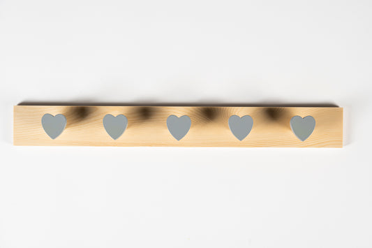 Heart Peg Rail