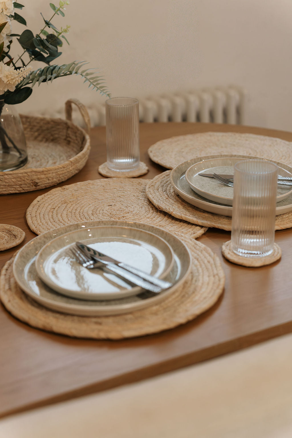 Placemat & Coaster Set With Tray