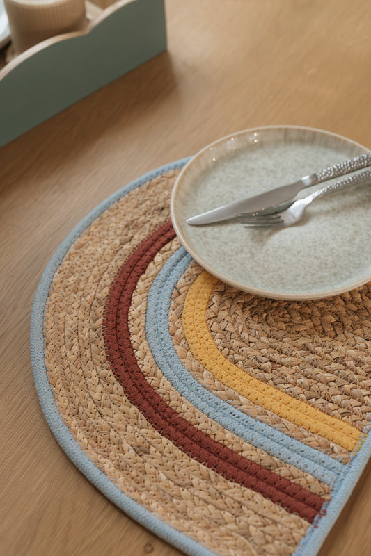 Rainbow Placemat - Blue