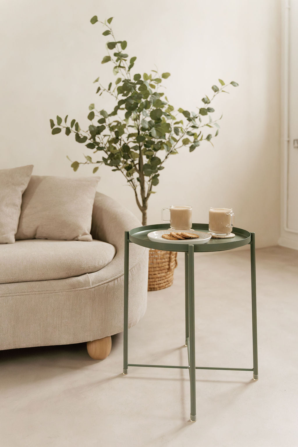 Sage Green Side Table