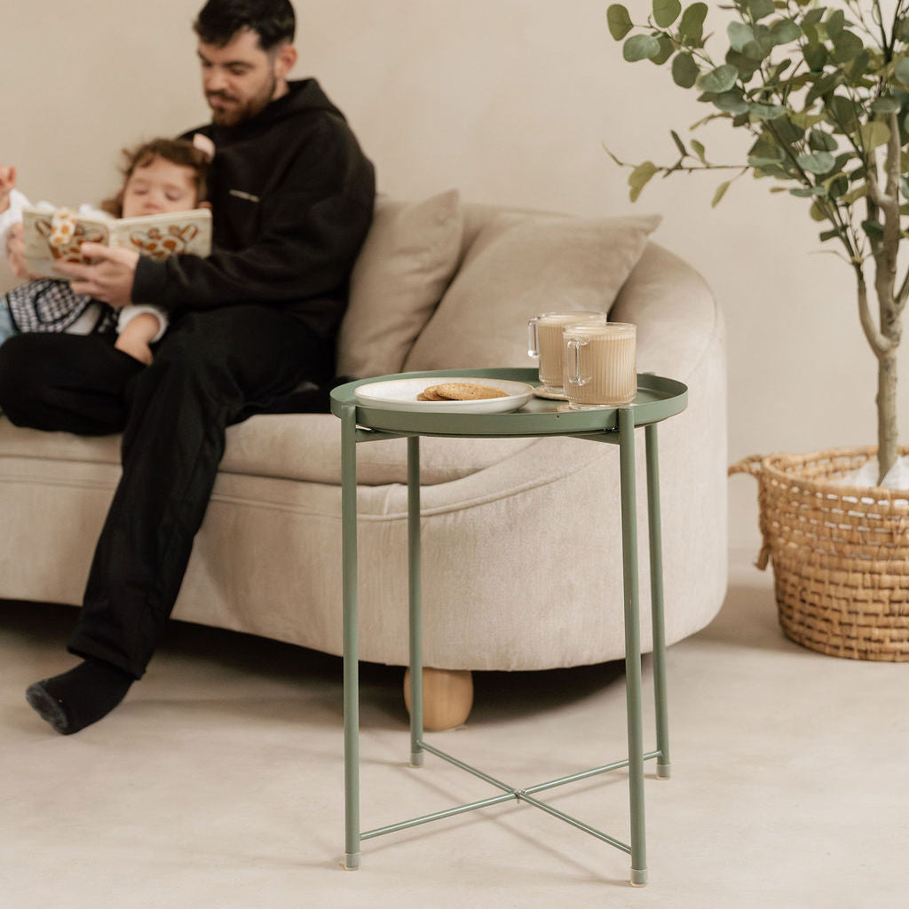 Sage Green Side Table