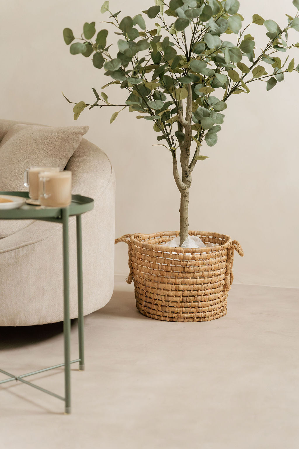 Chunky Water Hyacinth Basket