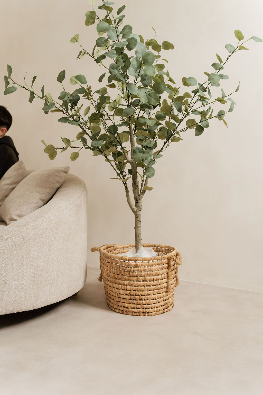 Chunky Water Hyacinth Basket