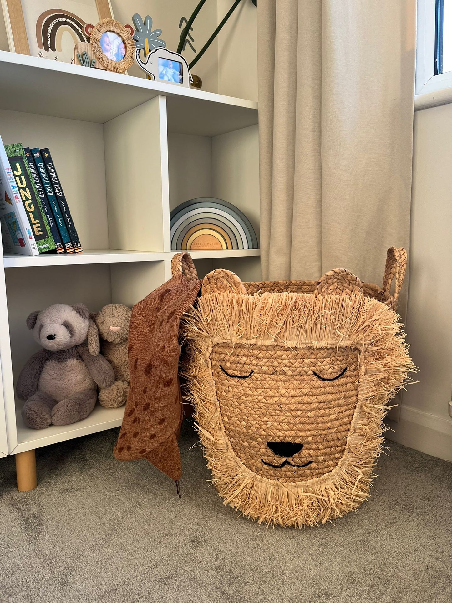 Large Lion Basket