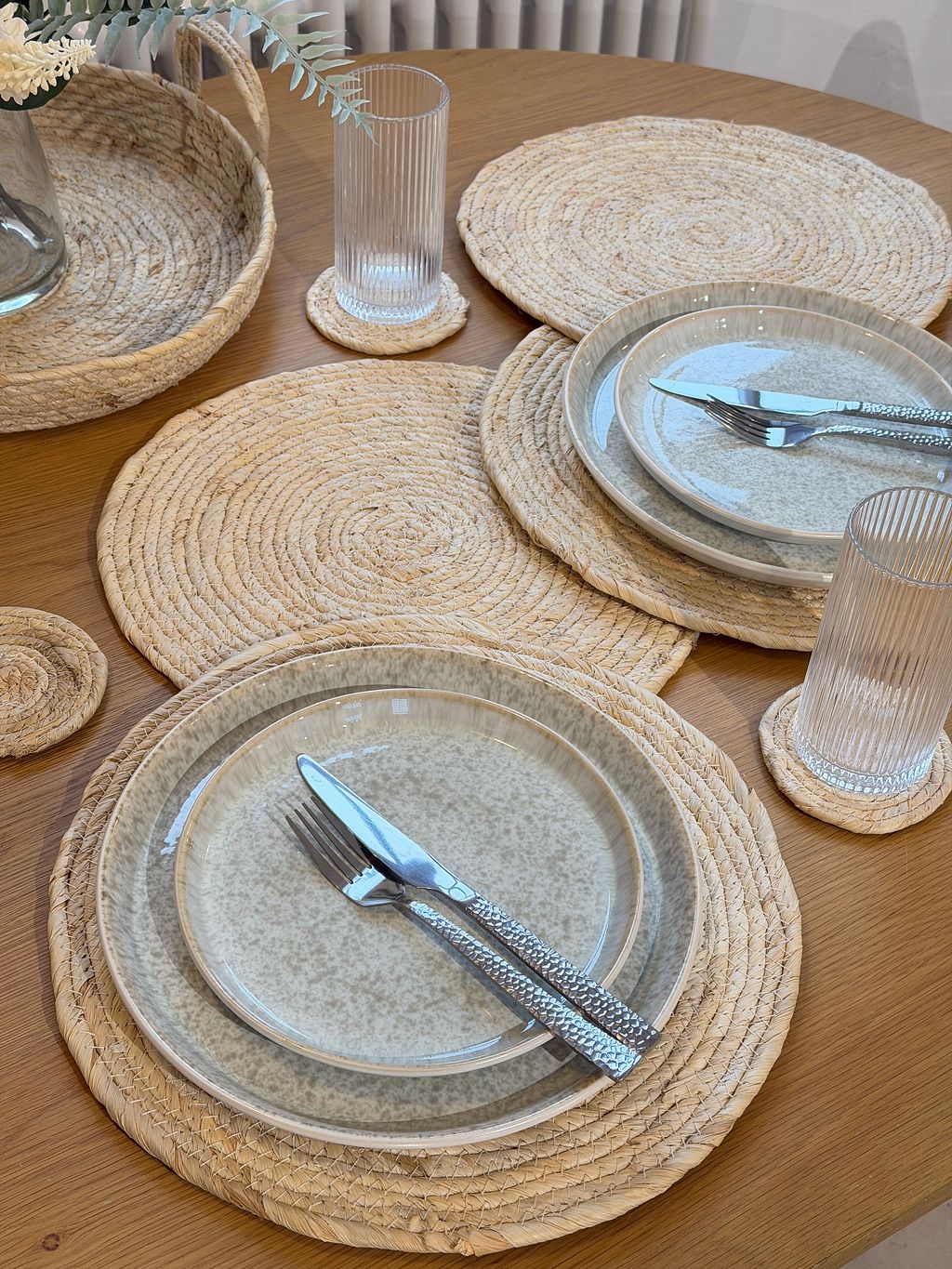 Placemat & Coaster Set With Tray